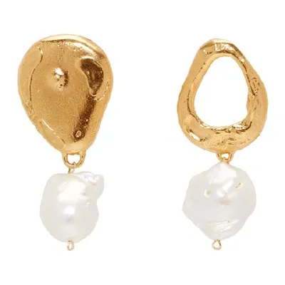 Alighieri The Infernal Storm Freshwater Pearl Drop Earrings In Not Applicable