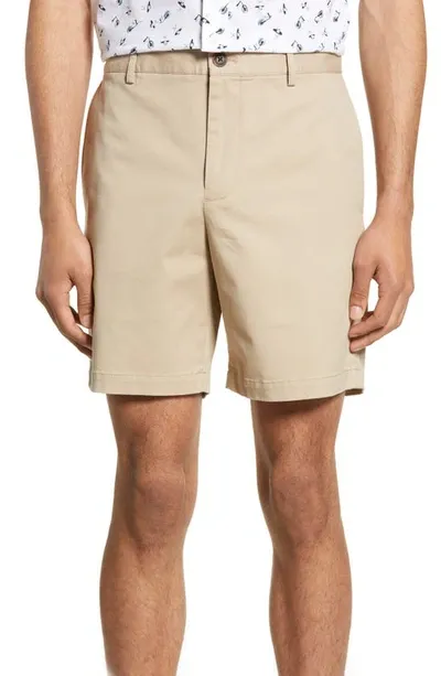 Club Monaco Baxter Cotton-blend Twill Shorts In Neutrals