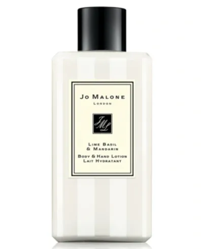 Jo Malone London Lime Basil & Mandarin Body & Hand Lotion 3.4 oz/ 100 ml In Jo Malone&trade; Lime Basil And Mandarin Body Lotion 3.38 Oz.