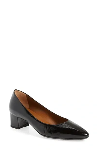 Aquatalia Pasha Leather Pumps In Black