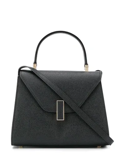 Valextra Iside Petite Tote In Black