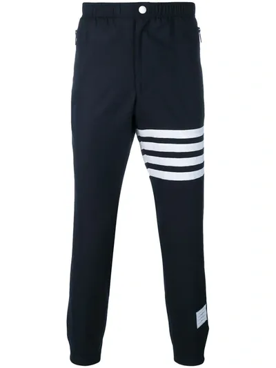 Thom Browne Navy 4-bar Classic Lounge Pants In Blue