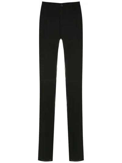 Dolce & Gabbana Straight-leg Tailored Trousers In Black