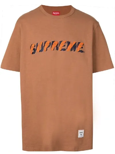 Supreme Shatter Tee In Brown