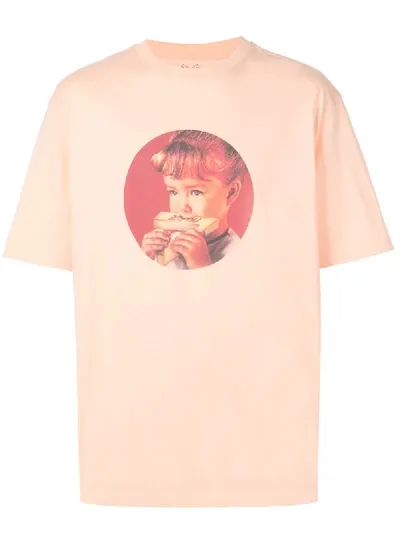 Palace Munchy Print T-shirt In Orange