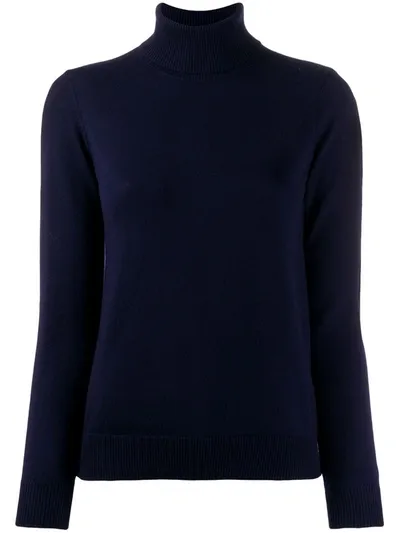 Apc Ribbed Roll Neck Jumper In Black