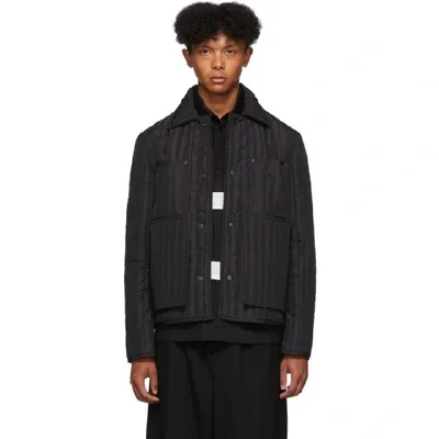 Craig Green Quilted Worker Jacket In Black