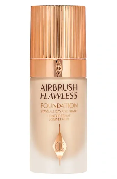 Charlotte Tilbury Airbrush Flawless Longwear Foundation 4 Neutral In Neutral (fair Medium With Peach Neutral 