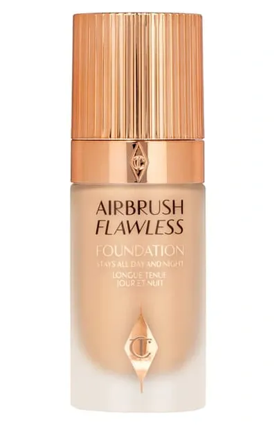 Charlotte Tilbury Airbrush Flawless Longwear Foundation 6 Neutral In Neutral (medium With Yellow Neutral Unde