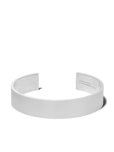 Le Gramme 41 Grams Ribbon Bracelet In Silver