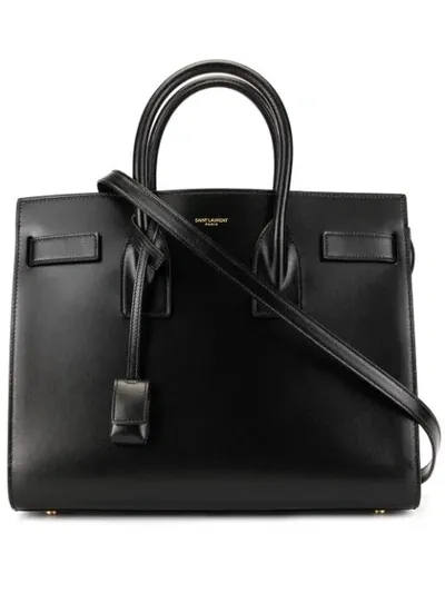 Saint Laurent Small Sac De Jour Tote Bag In Black