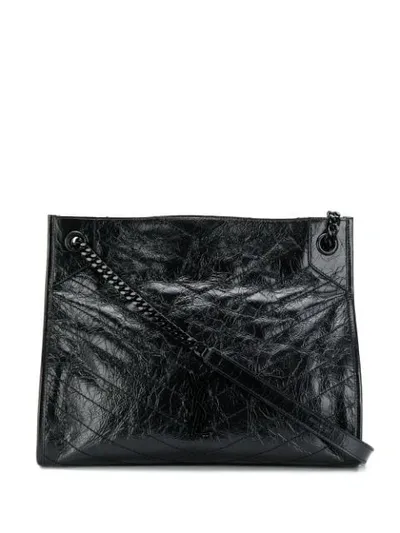 Saint Laurent Niki Shoulder Bag In Black