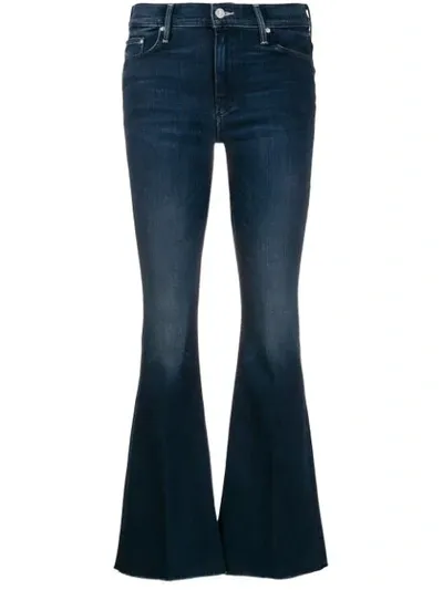 Mother Low Rise Kick Flared Jeans In Anchor Point