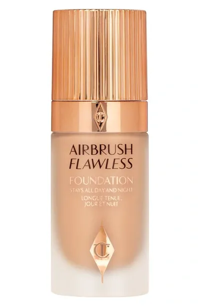 Charlotte Tilbury Airbrush Flawless Longwear Foundation 8 Cool In Cool (medium Tan With Pink Red Undertone