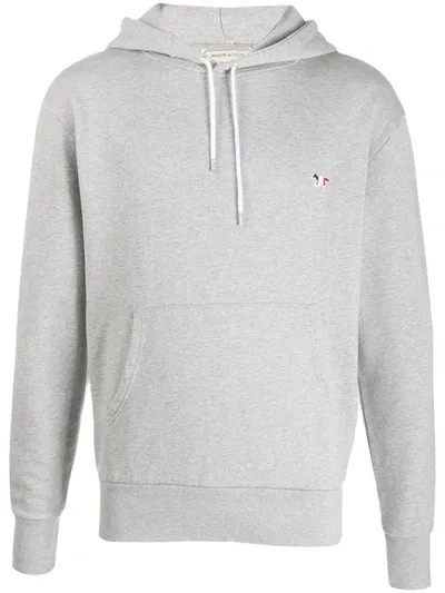 Maison Kitsuné Hooded Sweatshirt In Grey