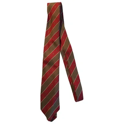 Pre-owned Versace Tie In Multicolour