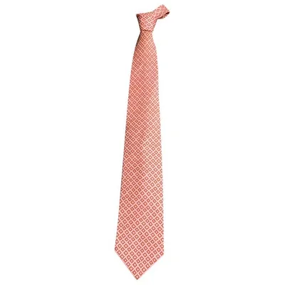 Pre-owned Bulgari Silk Tie In Orange