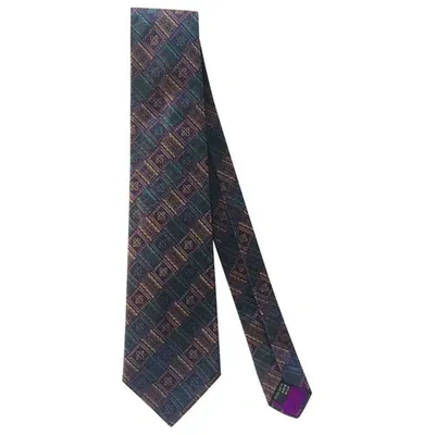 Pre-owned Versace Silk Tie In Multicolour