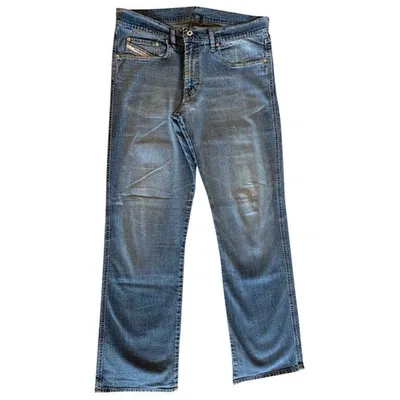 Pre-owned Diesel Straight Jeans In Blue