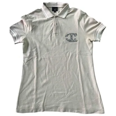 Pre-owned Just Cavalli Polo Shirt In Beige