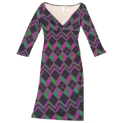 Pre-owned Diane Von Furstenberg Multicolour Silk Dress