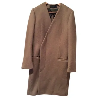 Pre-owned Haider Ackermann Beige Wool Coat