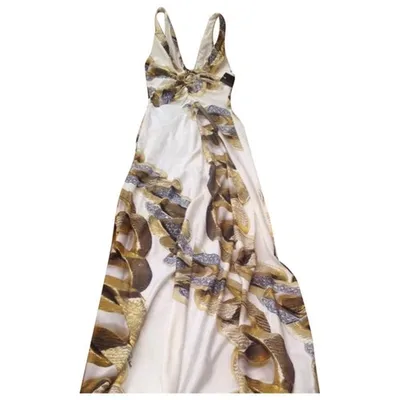 Pre-owned Roberto Cavalli White Dress