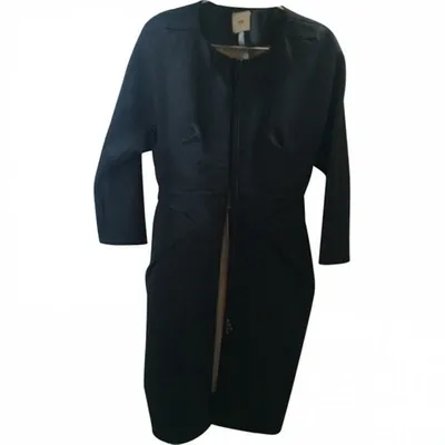 Pre-owned Roland Mouret Black Wool Coat