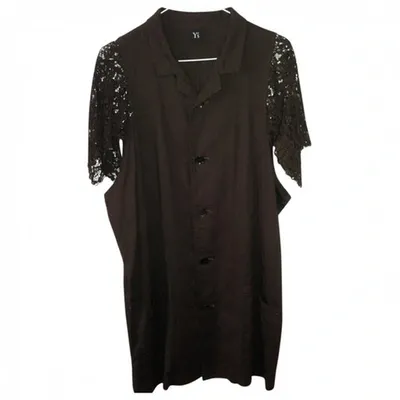 Pre-owned Yohji Yamamoto Brown Cotton Dress