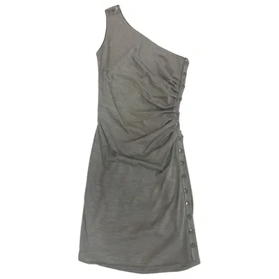 Pre-owned Azzaro Abito Di Lana Musura 38 Fr In Grey