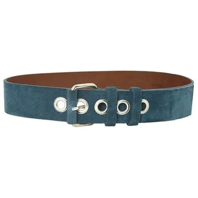 Pre-owned Club Monaco Belt In Blue