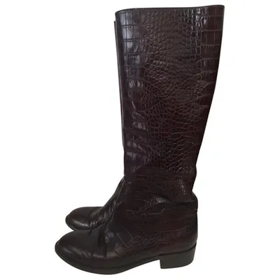 Pre-owned Blumarine Brown ...