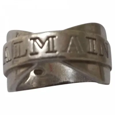 Pre-owned Balmain Silver Ring