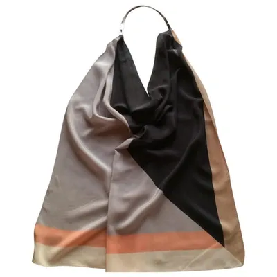 Pre-owned Emporio Armani Silk Neckerchief In Multicolour