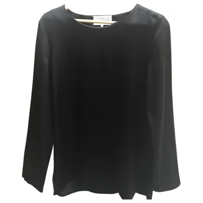 Pre-owned Maison Margiela Black Viscose Top