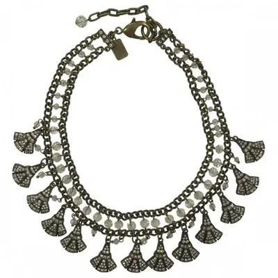 Pre-owned Badgley Mischka Necklace In Gold