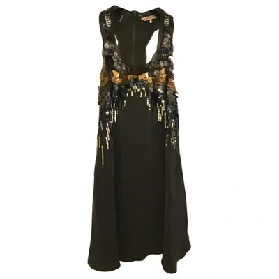 Pre-owned Rebecca Taylor Silk Embellished Dress In Anthracite