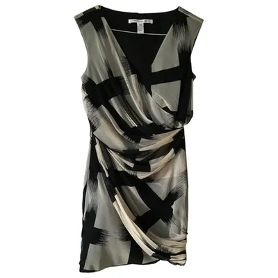 Pre-owned Diane Von Furstenberg Silk Mini Dress In Other