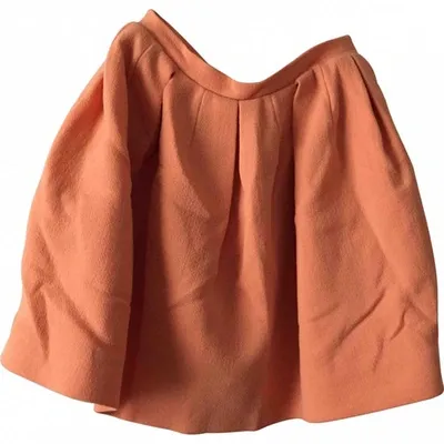 Pre-owned Carven Wool Mini Skirt In Other