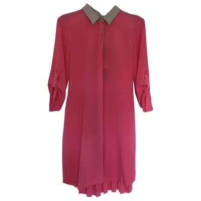 Pre-owned Sachin & Babi Silk Mini Dress In Pink