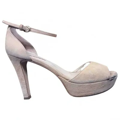 Pre-owned The Kooples Pumps In Beige