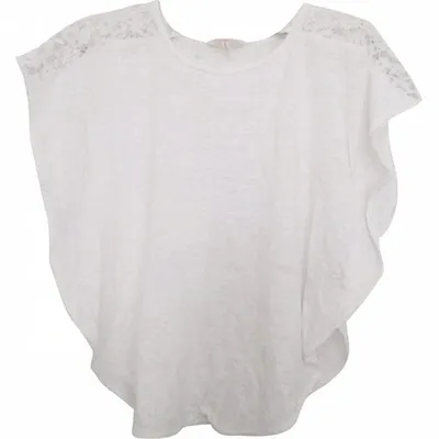 Pre-owned Rebecca Taylor Linen Tunic In White