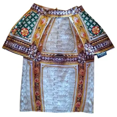 Pre-owned Mary Katrantzou Silk Mini Skirt In Other