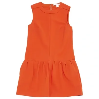 Pre-owned Diane Von Furstenberg Mini Dress In Orange