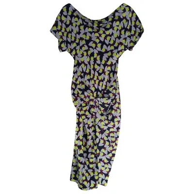 Pre-owned Diane Von Furstenberg Silk Mid-length Dress In Other