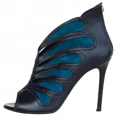 Pre-owned Lk Bennett Heels In Blue