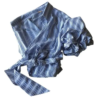 Pre-owned Johanna Ortiz Shirt In Blue