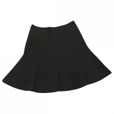 Pre-owned Ralph Lauren Wool Mini Skirt In Grey