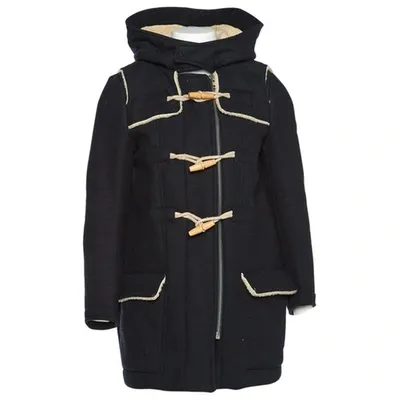 Pre-owned The Kooples Navy Polyester Coat