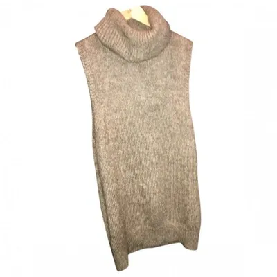 Pre-owned Vanessa Bruno Wool Jumper In Khaki